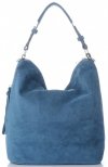 GEANȚĂ DIN PIELE universală Genuine Leather denim 5577C