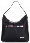 GEANȚĂ DIN PIELE shopper bag Vittoria Gotti bleumarin V75