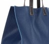 GEANȚĂ DIN PIELE universală Genuine Leather bleumarin 691756
