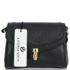 GEANȚĂ DIN PIELE tip poștaș Vittoria Gotti negru V528058