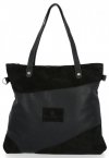 GEANȚĂ DIN PIELE shopper bag Roberto Ricci negru 18128