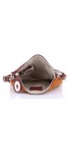 GEANȚĂ DIN PIELE tip poștaș Genuine Leather roșcat 14