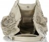 GEANȚĂ DIN PIELE shopper bag Vittoria Gotti bej V8913