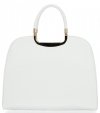 GEANȚĂ DE DAMĂ cufăr BEE BAG alb 1652M158