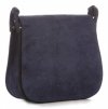 GEANȚĂ DIN PIELE tip poștaș Genuine Leather bleumarin 0003