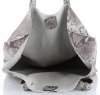 GEANȚĂ DIN PIELE shopper bag Vittoria Gotti gri V16713