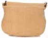GEANȚĂ DIN PIELE tip poștaș Genuine Leather maro pământiu 1324