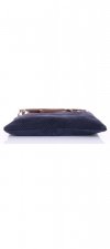 GEANȚĂ DIN PIELE tip poștaș Genuine Leather bleumarin 14