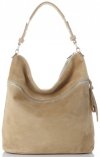 GEANȚĂ DIN PIELE universală Genuine Leather maro pământiu 5577C