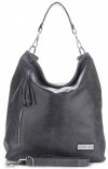 GEANȚĂ DIN PIELE shopper bag Vittoria Gotti gri V8420