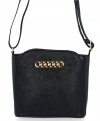 GEANȚĂ DE DAMĂ tip poștaș BEE BAG negru S-611