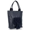 GEANȚĂ DIN PIELE shopper bag Roberto Ricci bleumarin 19148