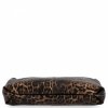 Geantă din Piele Italiană Shopper Bag cu Portfard 165 Aurie