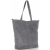 GEANȚĂ DIN PIELE universală Genuine Leather gri 805