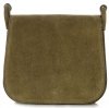 GEANȚĂ DIN PIELE tip poștaș Genuine Leather verde 0003