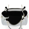Geantă Elegantă din Piele Casetă Italiană 5702 Albă