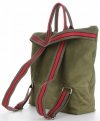 GEANȚĂ DIN PIELE shopper bag Vittoria Gotti verde V689746