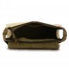 GEANȚĂ DIN PIELE tip poștaș Genuine Leather verde 0003