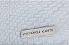 GEANȚĂ DIN PIELE shopper bag Vittoria Gotti gri deschis V2054