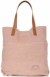 GEANȚĂ DIN PIELE shopper bag Vittoria Gotti roz de pudră V8267