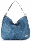GEANȚĂ DIN PIELE shopper bag Vittoria Gotti denim V80013
