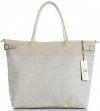 GEANȚĂ DIN PIELE shopper bag Vittoria Gotti bej V691622