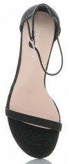 sandale de damă Ideal Shoes negru P-6397-1