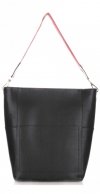 GEANȚĂ DIN PIELE shopper bag Genuine Leather negru K26