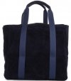 GEANȚĂ DIN PIELE shopper bag Vittoria Gotti bleumarin V8252