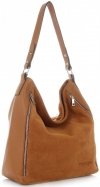 GEANȚĂ DIN PIELE shopper bag Vittoria Gotti roșcat V3368