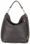 GEANȚĂ DIN PIELE shopper bag Vittoria Gotti gri V8047