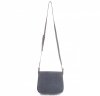 GEANȚĂ DIN PIELE tip poștaș Genuine Leather denim 0003