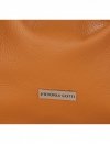 GEANȚĂ DIN PIELE shopper bag Vittoria Gotti roșcat V230