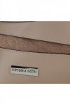 GEANȚĂ DIN PIELE universală Vittoria Gotti maro pământiu V26