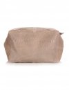 GEANȚĂ DIN PIELE shopper bag Genuine Leather maro pământiu 777