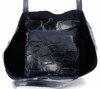 GEANȚĂ DIN PIELE shopper bag Vittoria Gotti bleumarin V299COCO