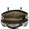 Geantă din piele italiană în modele la modă 5239-F Multicolor/Negru