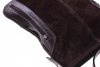 Kožené kabelka listonoška Genuine Leather čokoládová 444