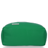 Kožené kabelka shopper bag Vittoria Gotti dračia zelená V775