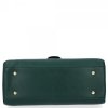 Dámska kabelka kufrík Herisson fľašková zelená 1702A316