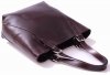 Kožené kabelka univerzálna Genuine Leather čokoládová 941
