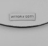 Kožené kabelka listonoška Vittoria Gotti svetlo šedá V695351