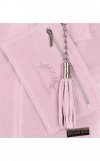 Kožené kabelka shopper bag Vittoria Gotti púdrová ružová V5190