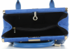 Kožené kabelka kufrík Vittoria Gotti kobaltová V816(1