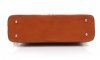 Kožené kabelka klasická Genuine Leather ryšavá J6088