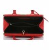 Kožené kabelka kufrík Vittoria Gotti červená V817