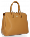 Kožené kabelka kufrík Vittoria Gotti ryšavá V2392