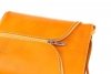 Kožené kabelka listonoška Genuine Leather 208 žltá