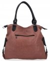 Dámska kabelka shopper bag Hernan špinavá ružová HB0135