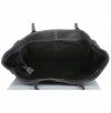 Kožené kabelka kufrík Genuine Leather šedá 80042